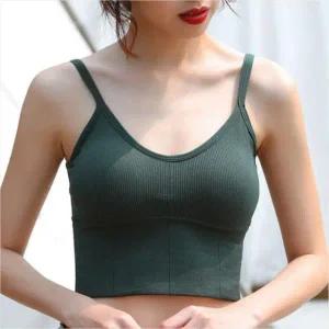 [셀러허브]헬스복 요가탑 브라탑 노와이어 필라테스 운동복 스포츠브라 (S28273482)