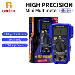 메카닉 미니 TD 디스플레이 고정밀 스마트 디지털 휴대용 장비 멀티미터 테스터 화상 MX 방지 LCD