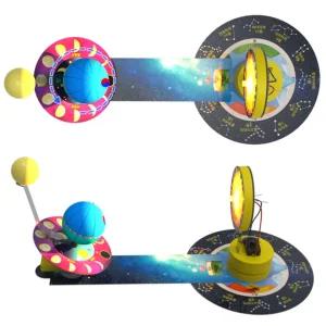 LED전구태양 계절 별자리 달의위상변화학습 달회전관찰키트 달운동모형