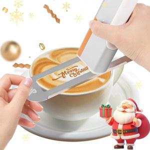 빵 비스킷 케이크를 위한 Mxmoonant 커피 프린터 휴대용 프린트펜 DIY 맞춤형 텍스트 패턴