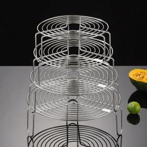 스테인리스 스틸 찜통 받침대 다용도 가정용 찜기 간편한 요리 압력솥 찜기 트레이 만능 찜기