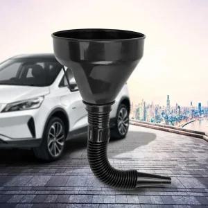 자동차 주유 연로 다용도 깔때기 호스 필터 오일 냉각수 주입 깔때기