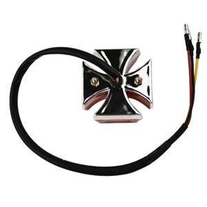 오토바이 초퍼 더트 말티즈 크로스 LED 후면 번호판 테일 라이트 하이 퀄리티 12V 신호 레드