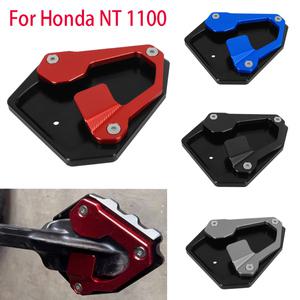오토바이 NT1100 CNC 킥 스탠드 확장 플레이트 혼다 NT 1100 nt1100 2021 2022 2023 사이드 스탠드 지지대