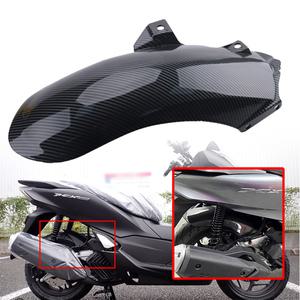 PCX 160 머드 가드 혼다 PCX160 2020 2021 2022 2023 오토바이 액세서리 탄소 섬유 룩 리어 펜더 확장 플레