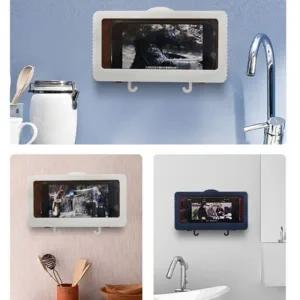 주방핸드폰거치대 욕실 화장실 샤워룸 휴대폰 거치대
