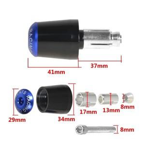 오토바이 핸들 바 그립 엔드 카운터 웨이트 범용 캡 플러그 슬라이더 혼다 NC700 X/S 7/8 