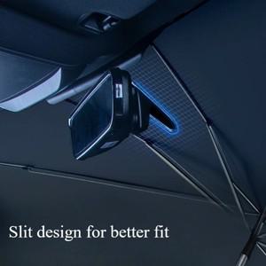 자동차 전면 유리 파라솔 바이저 BMW 5 시리즈 2024 용 접이식 햇빛가리개 윈드 커버 액세서리