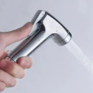 자동분사 변기 청소 욕실 스프레이건 스프링호스 세트