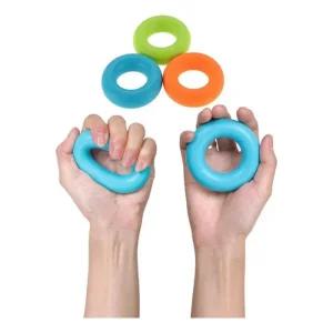 키밍 실리콘고급 손가락 운동기구 3종세트 도넛 압력기