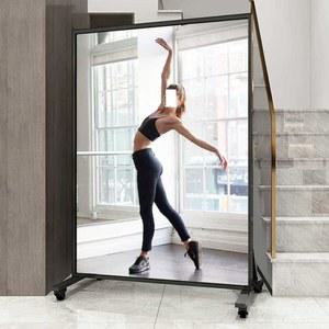 무용 거울 이동식 회전 드레스룸 드레스 강당 발레 헬스