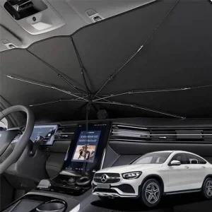 우산타입 햇모던빛가리개 원터치 벤츠 자동차 앞유리햇빛