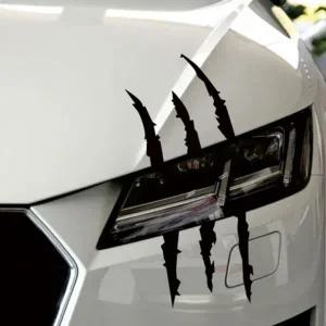 희망S 스크래치 눈썹 포인트 차량용 스티커   DIY