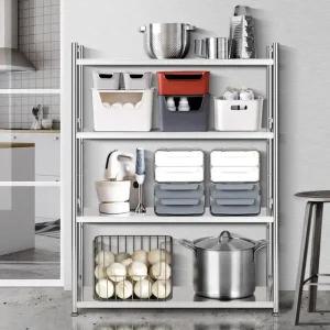 올 스텐 선반 900 4단 주방수납 정리 업소용 대 조립 실 장 진열 다용도 레스 DIY 베란다