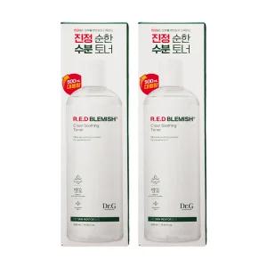닥터지 레드 블레미쉬 클리어 수딩 토너 500mL 2개