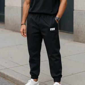 남성 아이스 냉감 조거 팬츠 트레이닝 쿨 밴딩 고무줄바지