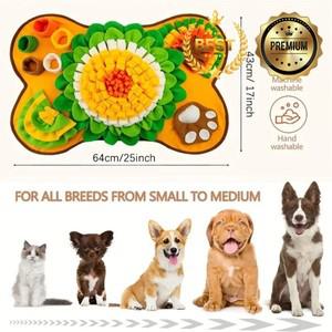 애완동물을 위한 개 냄새 맡는 매트 훈련 담요 대화형 놀이 장난감 패드 코 작업 퍼즐 스트레스 해소