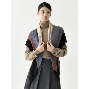 [플리츠미] 헤리티지 플리츠 패턴 스카프_HPSCF124G54