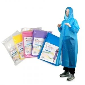 킴스팜팜 EVA 레인코트 100g 초경량 남녀공용 고급 우의 비옷 다회용 우비