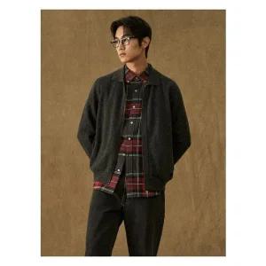 [빈폴]칼라넥 집업 카디건 애쉬 (BC485AC154) .