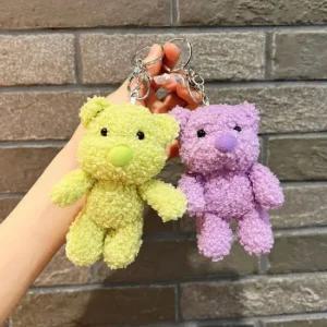 아트박스 알럽하우스 캔디칼라 테디곰돌이 인형 키링 우정템 키홀더 가방