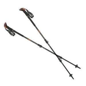 LEKI 레키 마카루 라이트 3단 등산 스틱 지팡이 폴대 블랙 오렌지 65221082