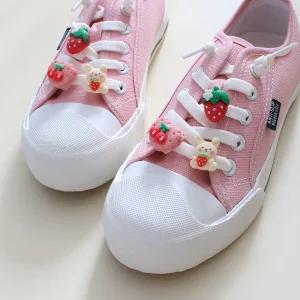 딸기토끼 6p세트 슈참 슈즈참 신꾸 운동화꾸미기 신발꾸미기 클립형 악세사리 파츠