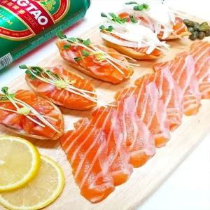 노르웨이 슈페리어 생연어 필렛 500g (전체부위)