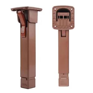 좌식 상다리 접이식 교체 브라켓 부속 브라운 4개