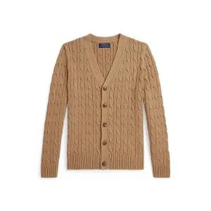 폴로 랄프 로렌 브랜드관 키즈 남아 8-18세 케이블 니트 면 V넥 카디건(CWPOSWEY6820650260) 693161