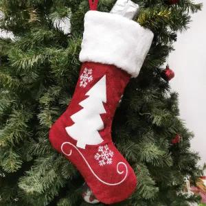 [빅드림]크리스마스 산타 양말주머니(선물주머니) - 트리
