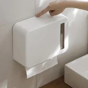 무타공 핸드타올케이스 페이퍼타올 디스펜서 화장실티슈 키친타올 슬림디자인 키친타올 케이스 대용량 실용