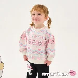 [에스더버니리틀] 하트팡팡자가드티셔츠