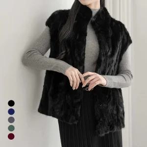 [최초가 698000원] KARRA (77까지)리얼밍크100캡슬리브베스트_A5W0005