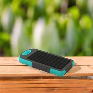 태양광 휴대폰 충전기 라이트 2in1 휴대용 보조배터리 태양열 패널 LED 손전등 랜턴