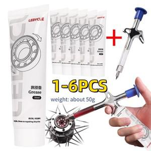 베어링오일 윤활유 1-6개 자전거 자전거 그리스 윤활제 자전거 오일 허브 하단 브라켓 헤드셋 포크 플라이