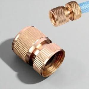 호스 밸브 황동 퀵 커플러 분리 부착 수도 연결 커넥터 (WFJLI0V)