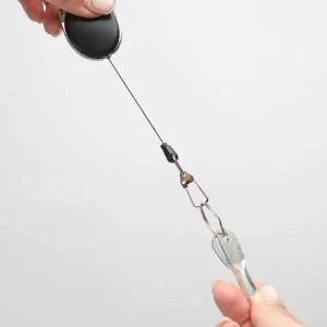 [하프클럽/셀러허브_여성트랜드패션]릴고리 와이어 키홀더 키체인 도난방