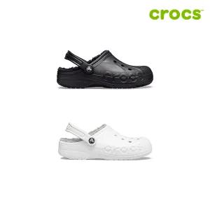 [크록스 정품] 바야 라인드 클로그 공용 털샌들 205969 2종 택1