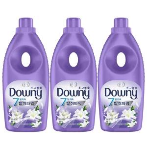 다우니 초고농축 섬유유연제 화이트티와 릴리 본품 1L 3개