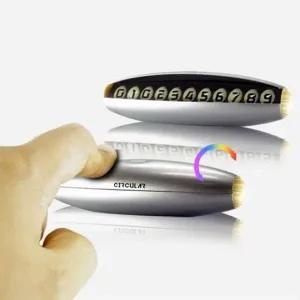 시크릿톡 타원실버 차량용 주차알림판 주차번호판 주차알림판 주차연락판 차량주차알림판