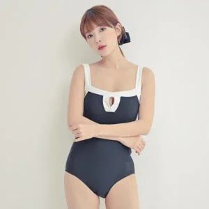 [아트박스]/옷자락 여자 러블리 가슴골 트임 원피스 수영복