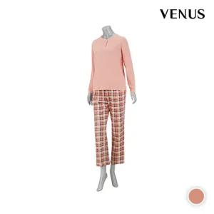 [비너스][출고가 69000원]면 스판 체크 나염 여성 하의(SVEP3801F)