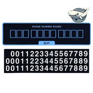 자동차 주차번호판 논슬립 무광 흡착벨트 인식 주차 번호 알림 부재 연락 연락처 가성비