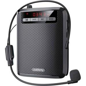 judiferty 음성 휴대용 셋 가이드용 마이크 투어 블루투스 강의실 스피커