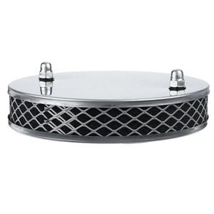 [호환제품]  크롬 팬케이크 높은 기류 필터 모든 1.25인치 SU HS2 기화기 14x3cm 개