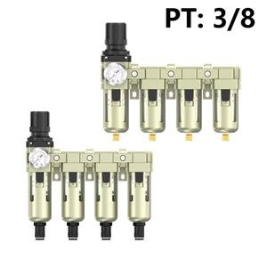 [호환제품] CWFFF 1/4 3/8 1in 공기 압축기 오일  물 분리기 필터는  밸브 레듀샤시키는 데 사용됩니다.