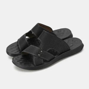 빌리버스 남성 슬리퍼 스트랩 여행 사무실 슈즈 BM418