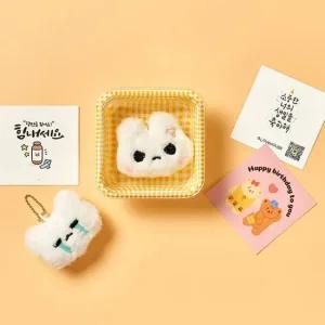 아트박스 알럽하우스 건들지마 화났어 고양이 인형 키링+카드+체크박스