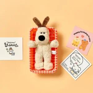 아트박스 알럽하우스 귀여운 미니 인형 그로밋16cm 키링+카드+체크박스